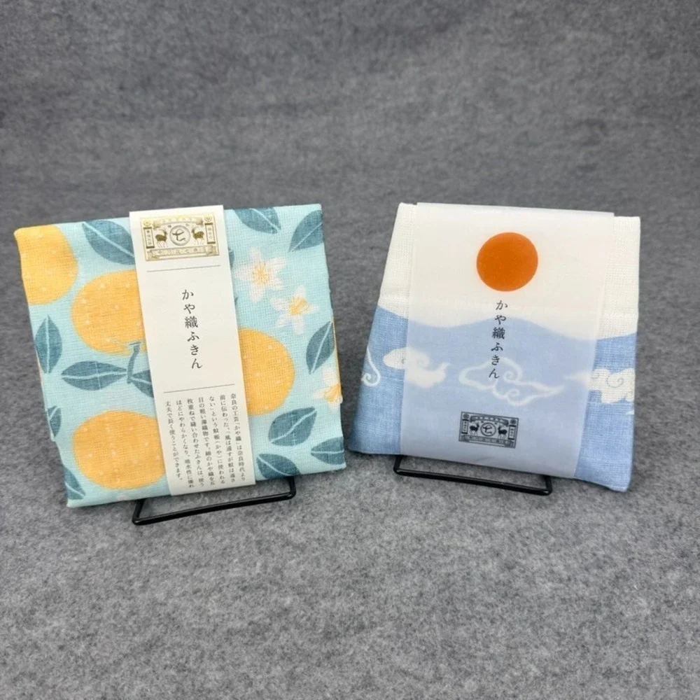 Nakagawa Masashichi Shoten Kayaori Kitchen Cloth Set 2 Nara Japan Cotton Fuji
